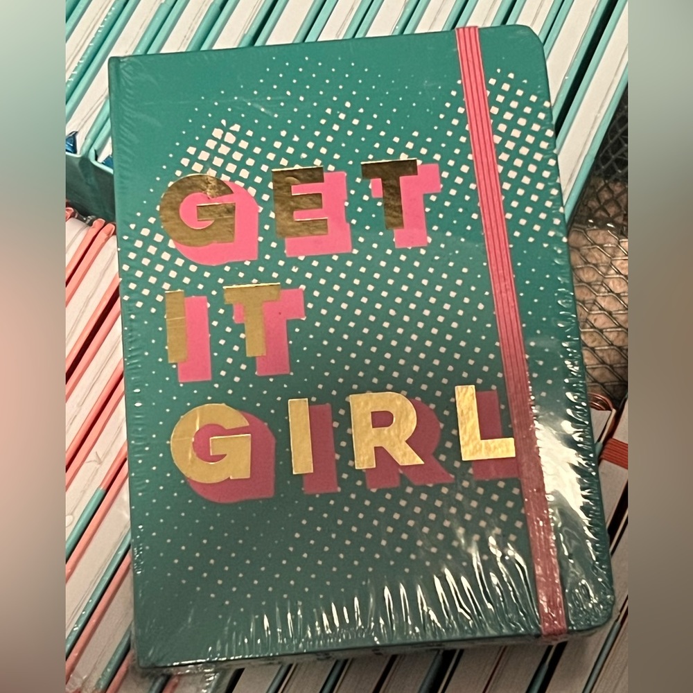 Get it girl notebook and sticker sheet